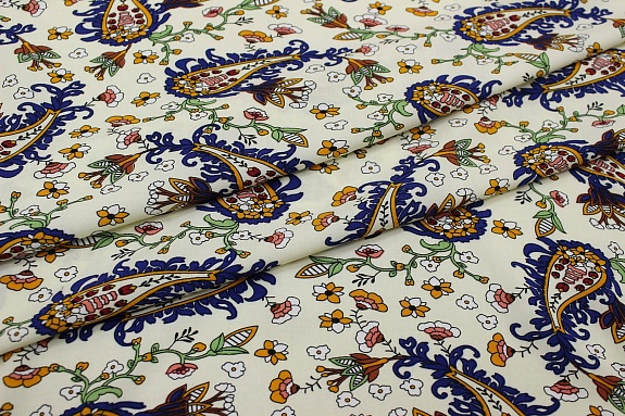 Штапель "Джалия" цв.шампань, ш.1.45м, вискоза-100%, 100гр/м.кв