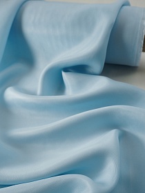 Купра цв.Светло-голубой, ш.1.35м, купра-100%, 110гр/м.кв 