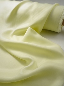 Купра цв.Нежно-лимонный, ш.1.35м, купра-100%, 110гр/м.кв 