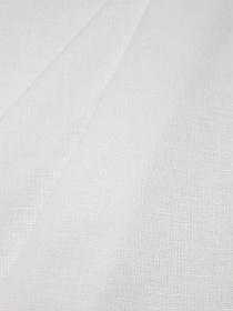 Полулен сорочечный цв.Белый, ш.1.5м, лен-50%, хлопок-50%, 120гр/м.кв