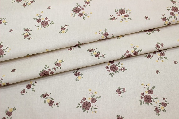 Сатин "Энжи" цв.бежевая пудра, ш.2.35м, хлопок-100%, 110гр/м.кв