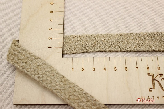 Тесьма плетеная, 22мм, джут-100%