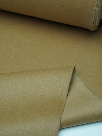 Шерсть пальтовая двухсторонняя, двухслойная цв.Коричнево-оливковый, ш.1.5м, шерсть-40%, п/э-60%