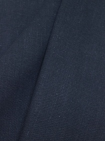 Конопля с хлопком-диагональ цв.Темный сине-серый, СОРТ2, ш.1.4м, конопля-80%, хлопок-20%, 246гр/м.кв