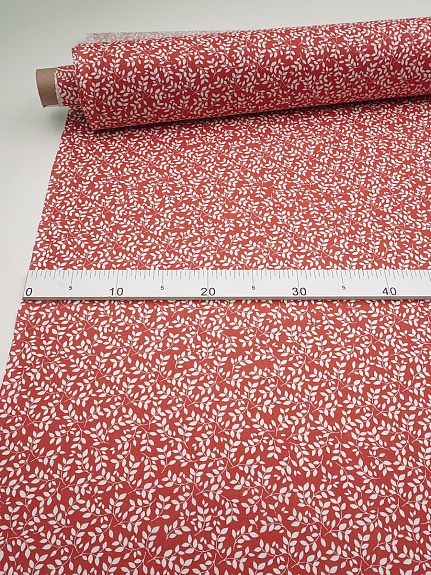 Бязь "Галатея" цв.красный, ш.1.5м, хлопок-100%,120гр/м.кв