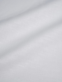 Полульняной жаккард "Елочка" цв.белый, ш.1.6м, лен-50%, хлопок-50%, 210гр/м.кв