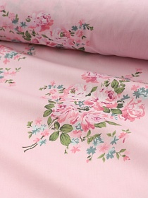 Сатин "Само очарование" цв.бл.розовый, ш.1.60м, хлопок-100%, 110гр/м.кв