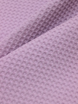 Вафельное премиум-полотно "Italy" цв.Сиренево-розовый флер, ш.1.5м,  хлопок-100%, 240гр/м.кв 