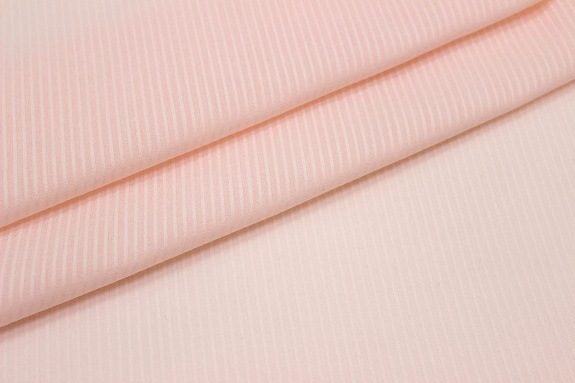 Фактурный хлопок "Полоски" цв.бледно-лососевый, ш.1.45м, батист, хлопок-100%, 60гр/м.кв