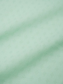 Фактурный хлопок "Ромбики мережка" цв.Нежная мята , ш.1.4м, батист, хлопок-100%, 60гр/м.кв