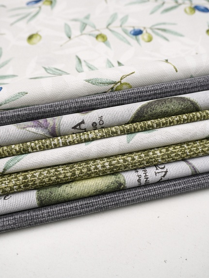 Набор тканей для рукоделия "Рогожка: набор компаньонов №4", 45*45 см, 8 шт