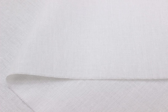 Батист цв.Белый, ГОСТ, ш.1.5м, хлопок-100%, 85гр/м.кв