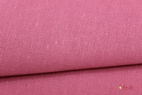 Бязь цв.Розовый интенсивный, ш.1.5м, хлопок-100%, 142гр/м.кв