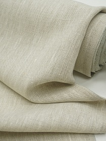 Мерный лоскут ( тканьв отрезах) Лен костюмный с умягчением цв.Натуральный, ш.1.45м, лен-100%, 280гр/м.кв