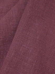 Крапива Рами (Ramie) цв.Темный бруснично-лиловый винтаж, ш.1.4м, крапива-100%, 240гр/м.кв