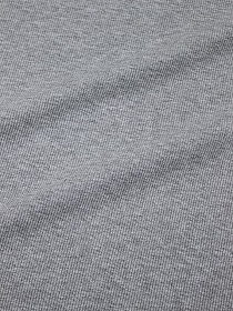 Кашкорсе цв.Серый меланж, ш.1.12м (0.56м*2 чулок), Пенье, хлопок-95%, лайкра-5%, 450гр/м.кв