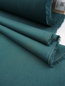 Вареный (стираный) хлопок цв.Винтажная темная хвоя, ш.2.5м, хлопок-100%, 110гр/м.кв