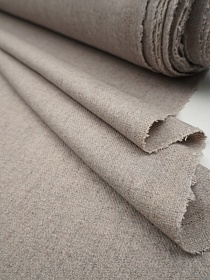 Шерсть костюмная Твид цв.Кофейно-серый меланж, СОРТ2, ш.1.5м, шерсть-50%, п/э-36%, тенсель-14%, 230гр/м.кв