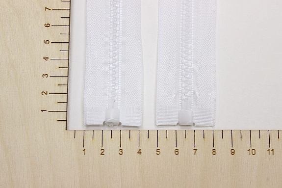 Молния тракторная №5 цв.белый, СОРТ2,   35см#028869