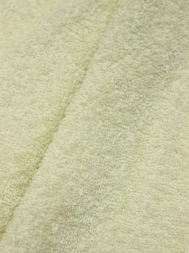 Махровая ткань цв.Бледно-желтый с лимонным оттенком, ш.1.5м, хлопок-100%, 350гр/м.кв