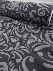 Бязь "Огненный цветок - дымка", (комп.), ш.2.2м, хлопок-100%, 120гр/м.кв