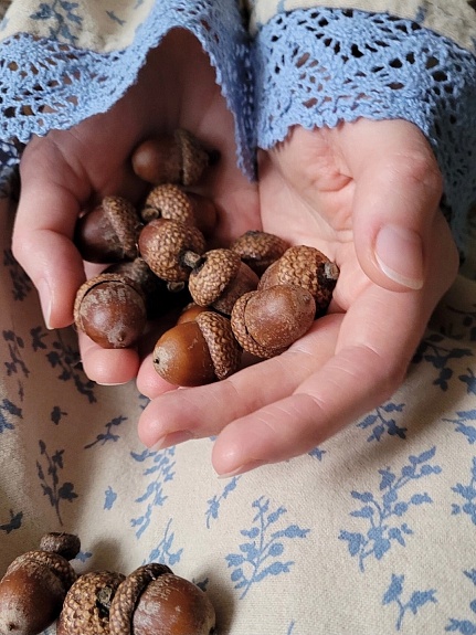 Винтажное платье из теплого хлопка "Луана"*