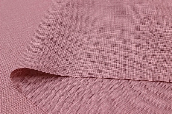 Лен костюмный цв.Розовая дымка, ш.1.5м, лен-100%, 190гр/м.кв
