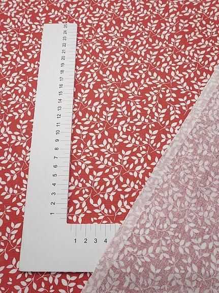 Бязь "Галатея" цв.красный, ш.1.5м, хлопок-100%,120гр/м.кв