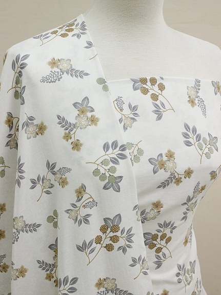 Муслин Премиум двухслойный гладкий "Асель", ш.2.5м, хлопок-100%, 120гр/м.кв