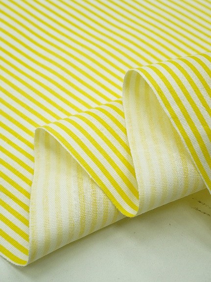 Бязь "Солнечно-желтая полоска", СОРТ2, ш.1.5м, хлопок-100%, 110гр/м.кв