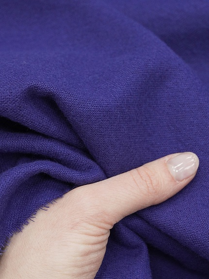 Фланель цв.Сине-фиолетовый, ш.1.5м, хлопок-100%, 175гр/м.кв