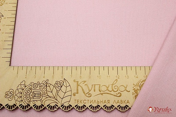 Брак(цена снижена) Микровельвет цв.Винтажный пыльно-розовый, ш.1.42м, хлопок-100%, 200гр/м.кв