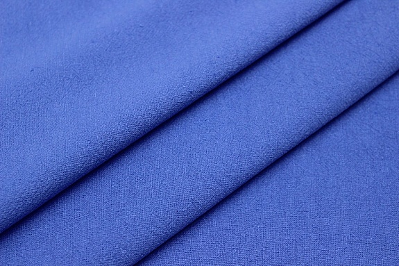 Хлопок крэш цв.Васильково-голубой-2, СОРТ2, ш.1.4м, хлопок-100%, 160гр/м.кв