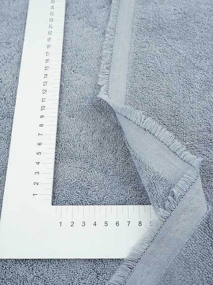 Махровая ткань Люкс цв.Серый, ш.1.55м, хлопок-100%, 550гр/м.кв