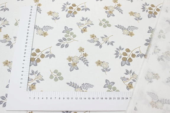 Муслин Премиум двухслойный гладкий "Асель", ш.2.5м, хлопок-100%, 120гр/м.кв