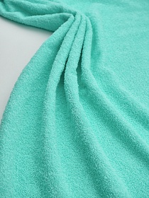 Махровая ткань цв.Нежно-мятный, ш.1.5м, хлопок-100%, 350гр/м.кв