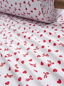 Трикотаж Кулир.гладь "Любовный узелок", ш.1.96м (0.98*2, чулок), Компакт, хл-100%, 145гр/м.кв