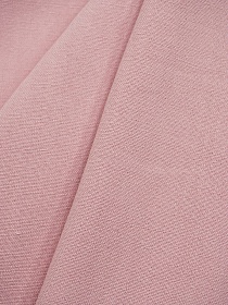 Крапива Рами (Ramie) с хлопком цв.Пыльная роза, СОРТ2,  ш.1.4м, крапива-50%,хлопок-50%, 235гр/м.кв