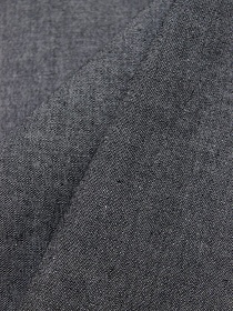 Вареный (стираный) хлопок цв.Черный меланж, ш.2.5м, хлопок-100%, 115гр/м.кв