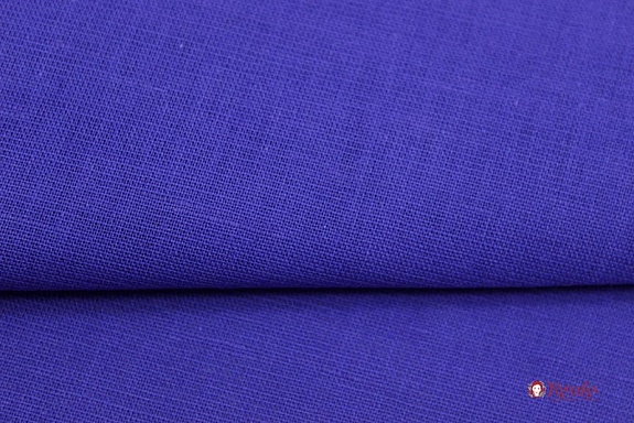 БРАК(Цена снижена)Полулен однотонный, цв.Сине-фиолетовый, ш.1,5м, лен-30%, хл-70%,140гр/м.кв