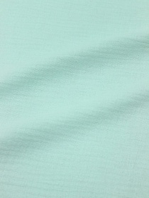 Муслин двухслойный с эффектом жатости цв.Нежная мята, ш.1.4м, хлопок-100%, 110гр/м.кв