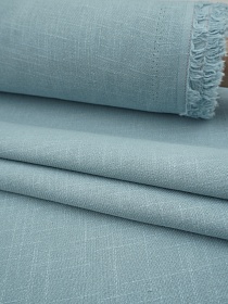 Конопля с хлопком-диагональ цв.Св.бирюзово-серый, ш.1.4м, конопля-80%, хлопок-20%, 210гр/м.кв