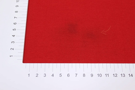 Футер 2-х нит. начес цв.Насыщенный красный, СОРТ2, ш.2.16м(1.08м*2,чул), Кардэ, хл-90%, п/э-10%