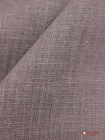 Лен костюмный с эффектом мятости цв.Серо-сиреневый флер-2, ш.1.45м, лен-100%, 190гр/м.кв