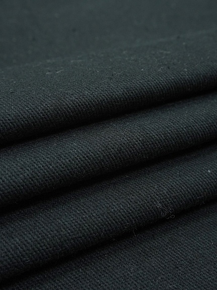 Башмачное полотно цв.Черный с синим оттенком, ш.1.57м, хлопок-100%, 335гр/м.кв