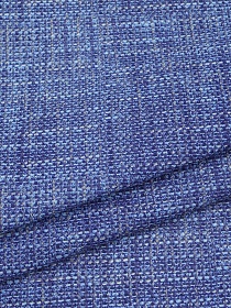 Рогожка "Крупная рябь" цв.синий, ВИД2, ш.1.5м, хлопок-100%, 165гр/м.кв