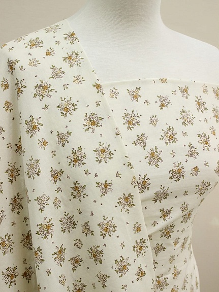 Муслин Премиум двухслойный гладкий "Этель", ш.2.45м, хлопок-100%, 130гр/м.кв