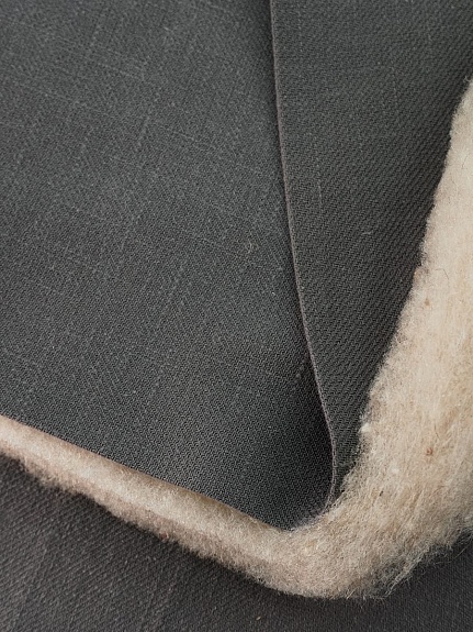 Шерстяное термополотно, ш.2.2м, овечья шерсть-60%, полиэфир-40%, 200гр/м.кв