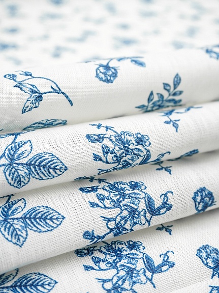 Лен с вискозой сорочечный (Digital) "Хейли" цв.молочно-белый, ш.1.45м, лен-49%, вискоза-51%, 135гр/м.кв