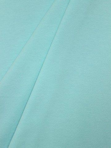 Футер 2-х нит. петля цв.Светлый мятно-бирюзовый, ш.1.9м, Пенье, хл-94%, лайкра-6%